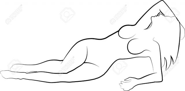 16674758-sketch-of-a-nude-woman-lying-Stock-Vector-naked