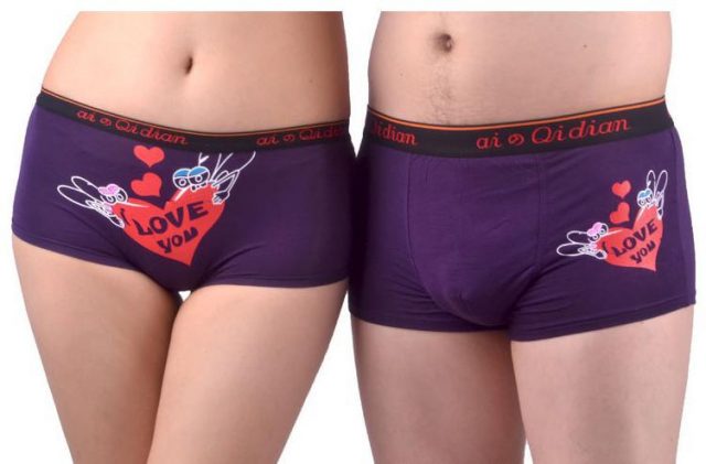 free-shipping-2014-new-Fashion-Sexy-underwear-couples-Cartoon-sexy-boxer-Cotton-briefs-QL120-2pcs-lot